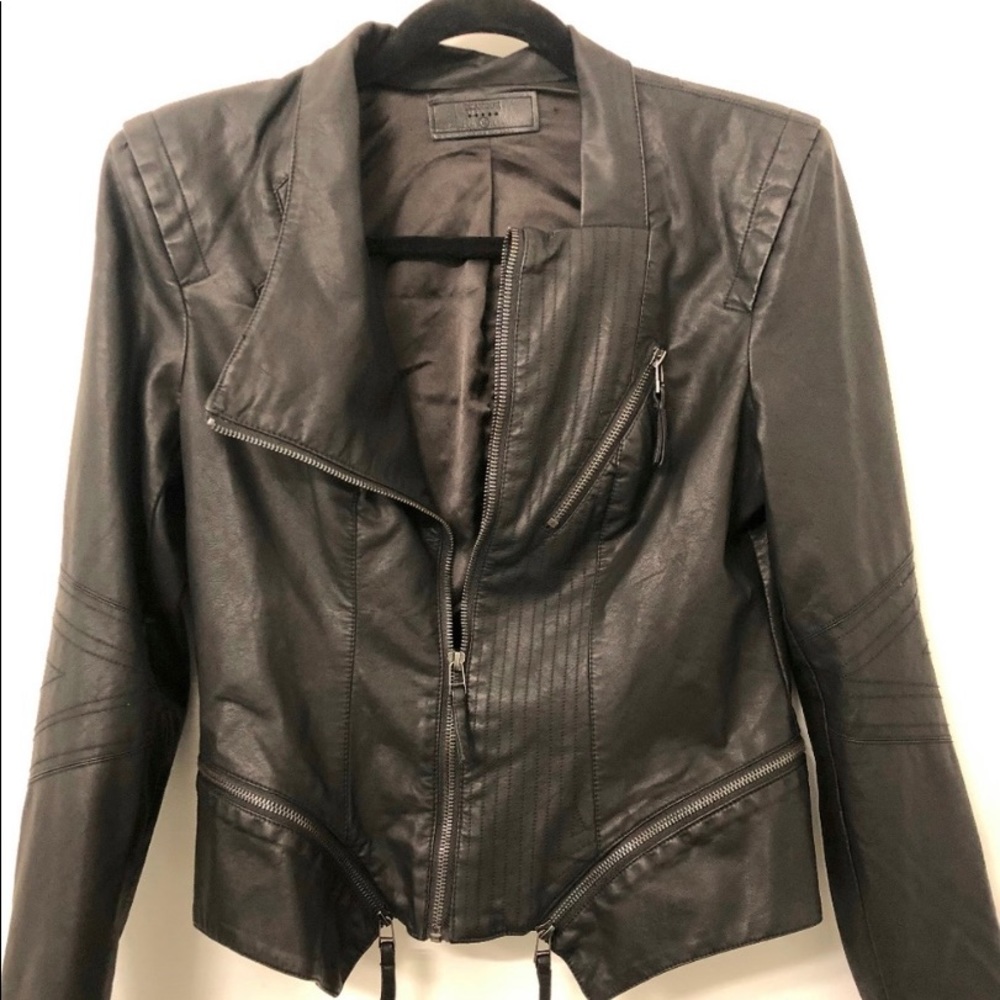 Blank NYC Vegan Leather Moto Jacket